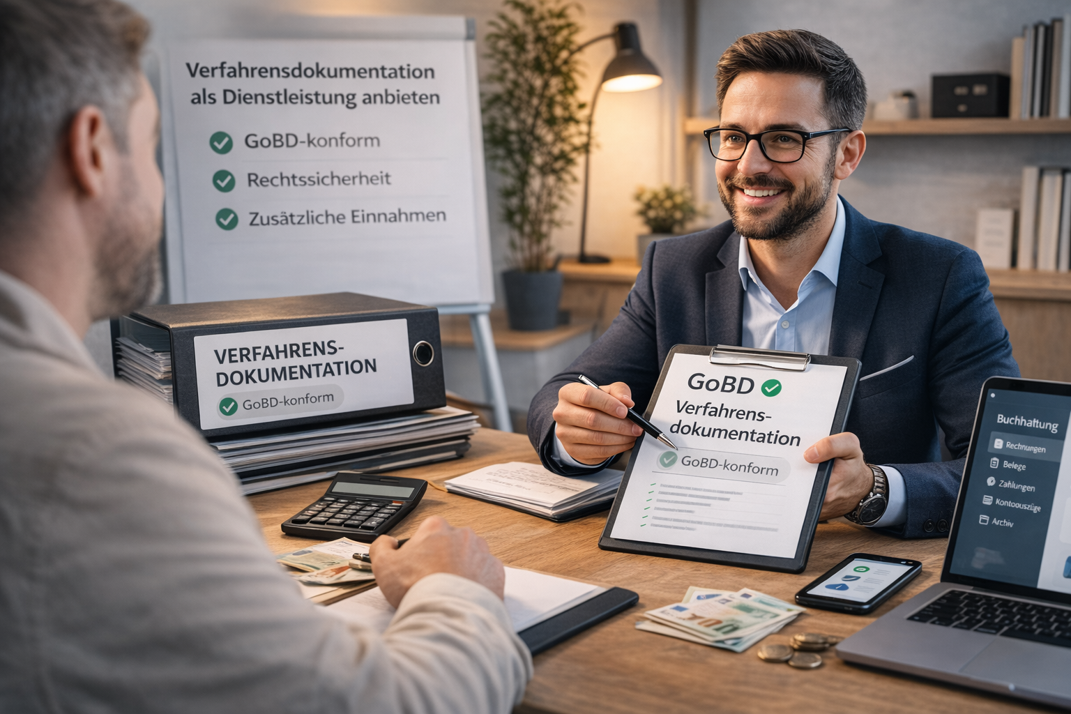 Verfahrensdokumentation als Dienstleistung anbieten: So verdienst du damit Geld